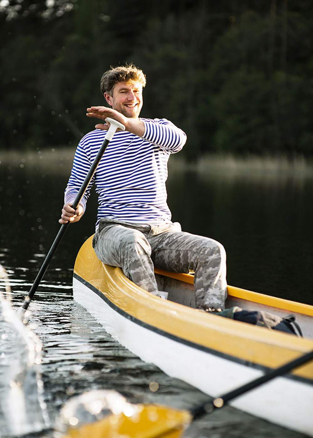 family rent canoe lake lithuania natural park